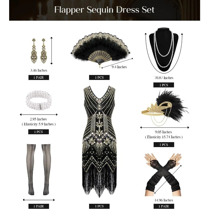 Disfraz 1920s Flapper Dresses  - đánh giá và giá Men'S Accessories In The 1920S