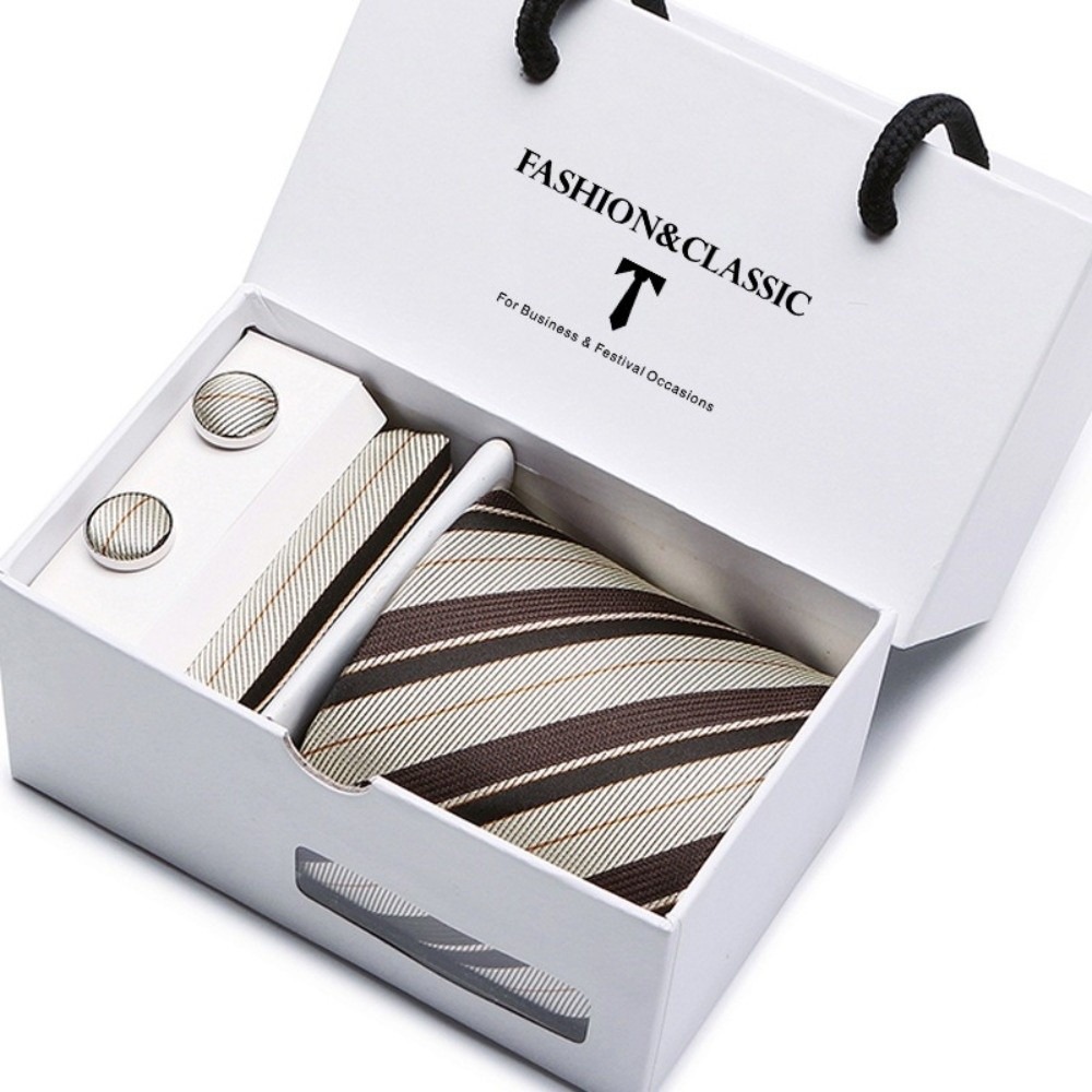 Luxury Woven Silk Jacquard Nec - đánh giá và giá Neck Tie Set Box