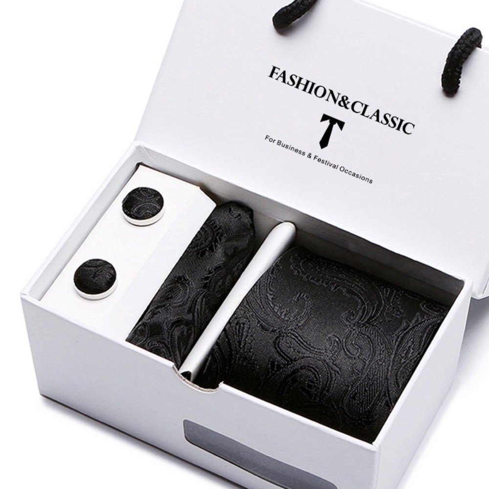 Luxury Woven Silk Jacquard Nec - đánh giá và giá Neck Tie Set Box