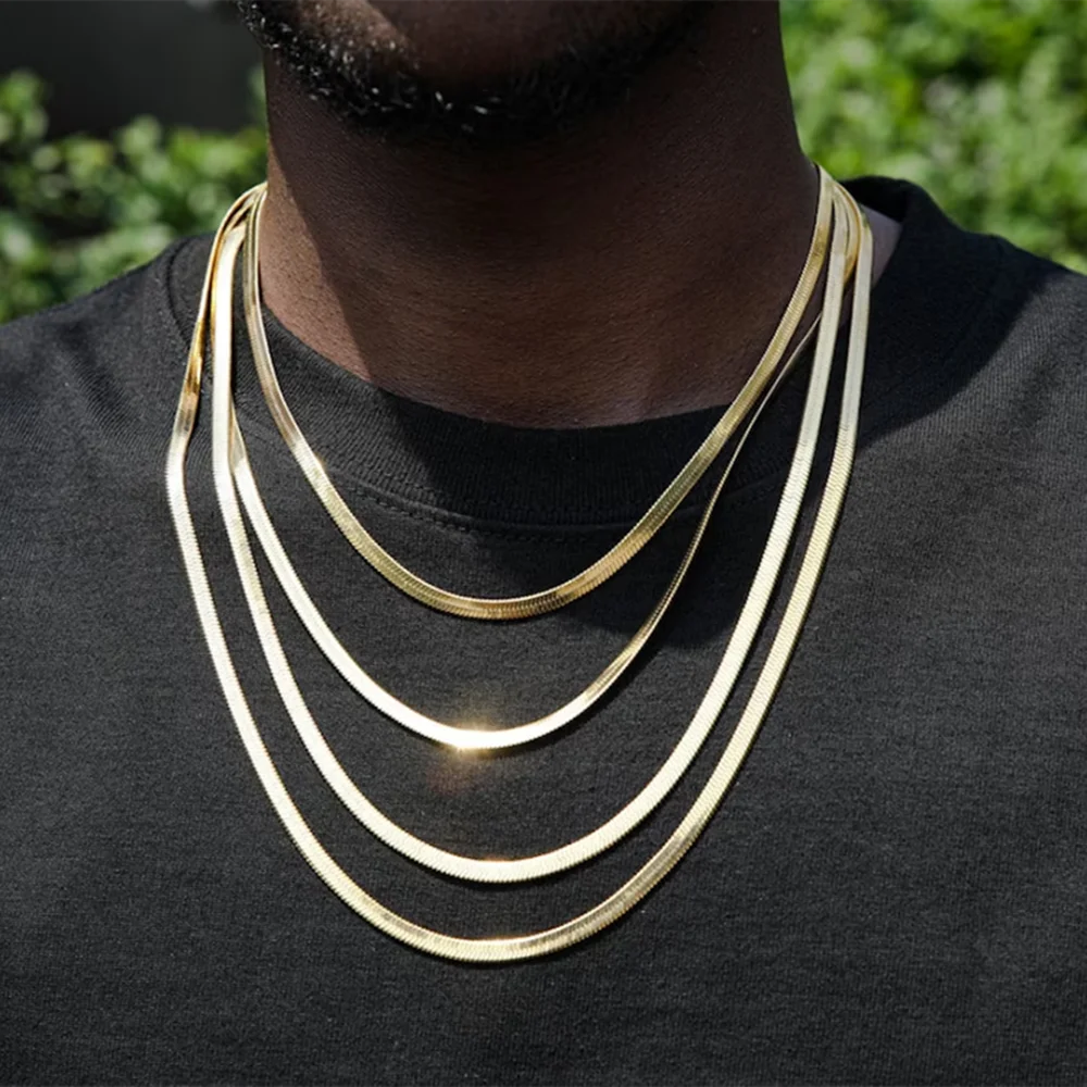 Stainless Steel Snake Chain Ne - đánh giá và giá Men Accessories Neck Chain