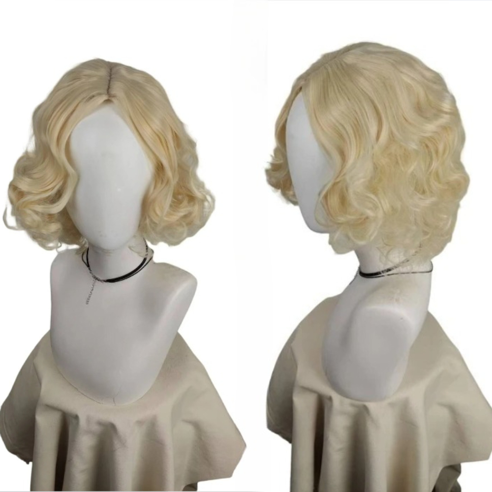 Short Platinum Blonde Curly Wi - đánh giá và giá Men'S Accessories In The 1920S